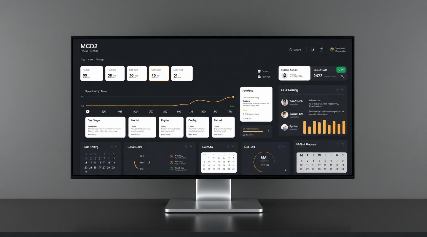 All-in-one business automation and CRM dashboard